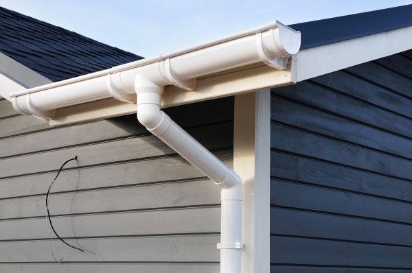 PVC Rain Gutter Installation in Macon