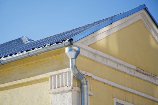Steel Downspout Installation in Macon