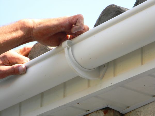 Plastic Gutter Repair in Macon