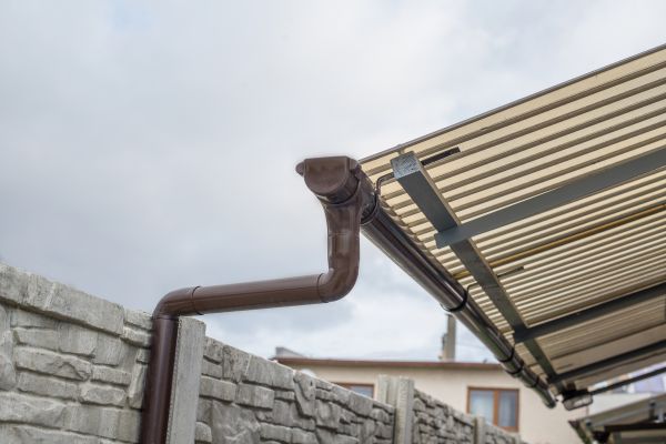 Plastic Downspout Installation in Macon