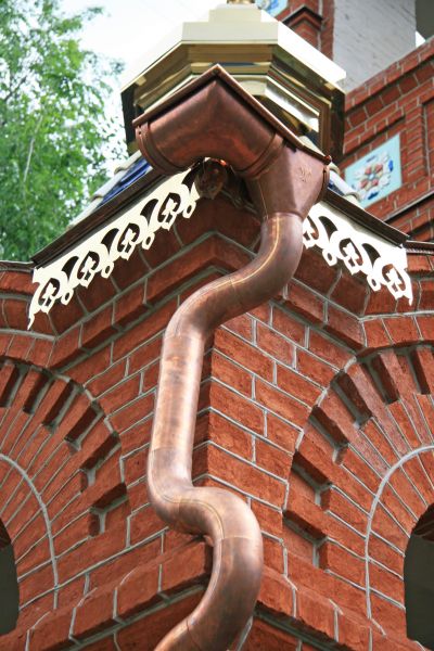 Church Downspout Installation in Macon