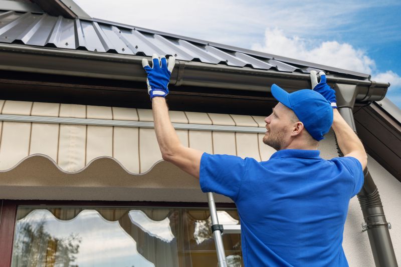 Gutter cleaning and inspection